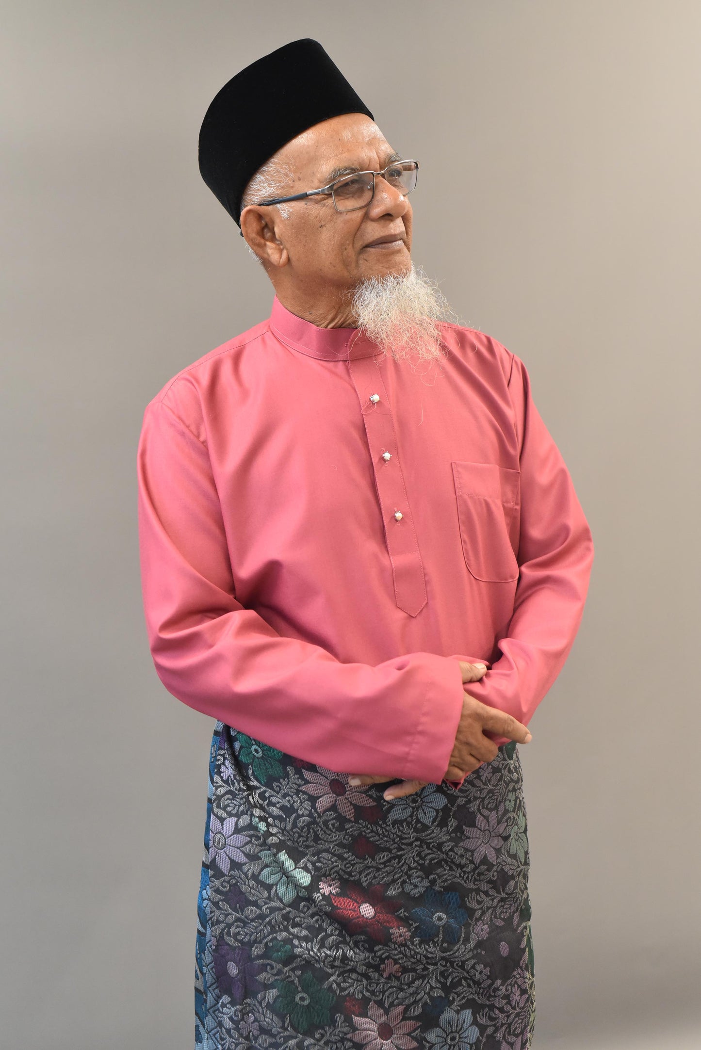 Baju Melayu Raya Cekak Musang in Blush Pink