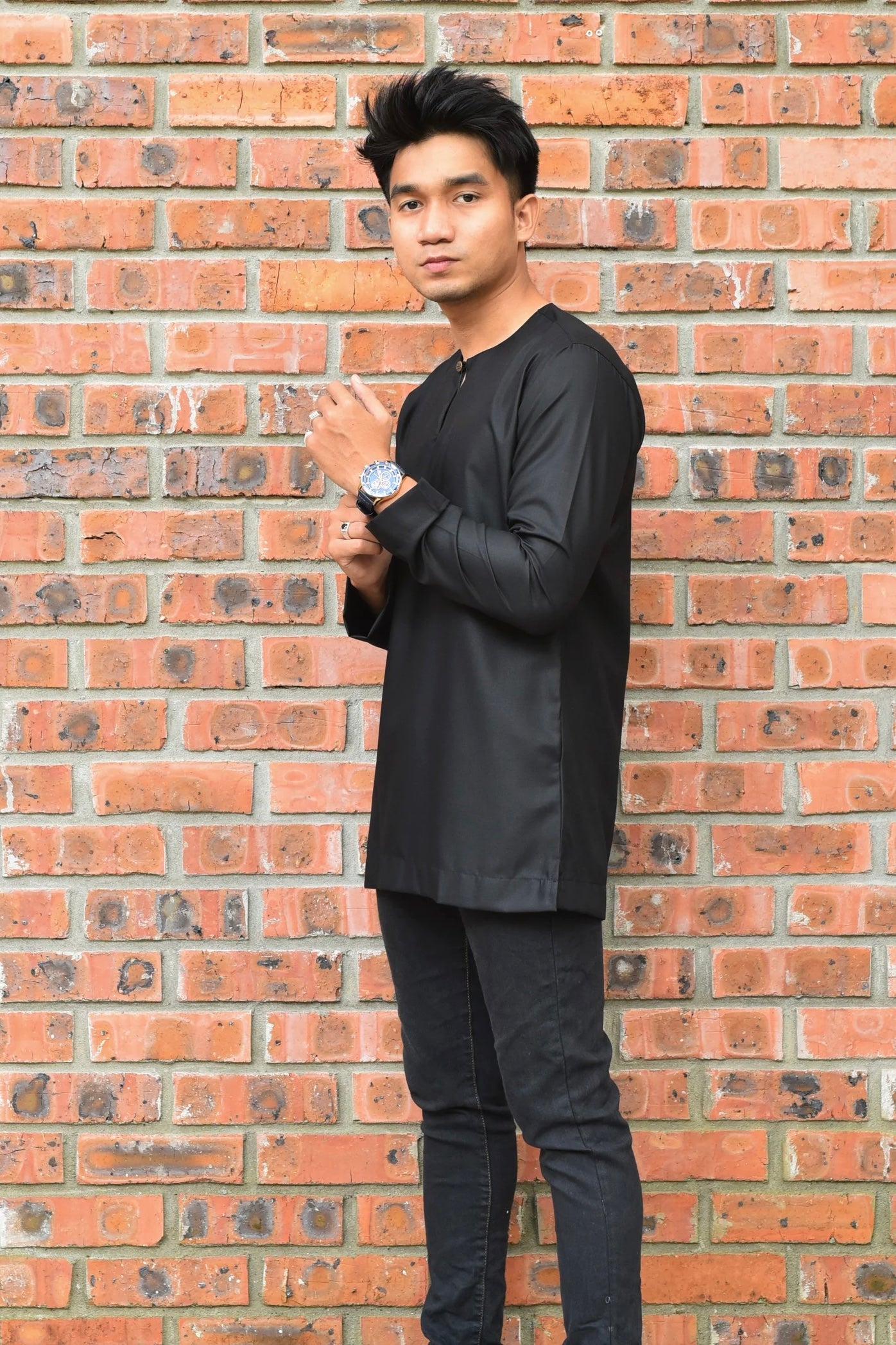 RAYA Kurta in Black